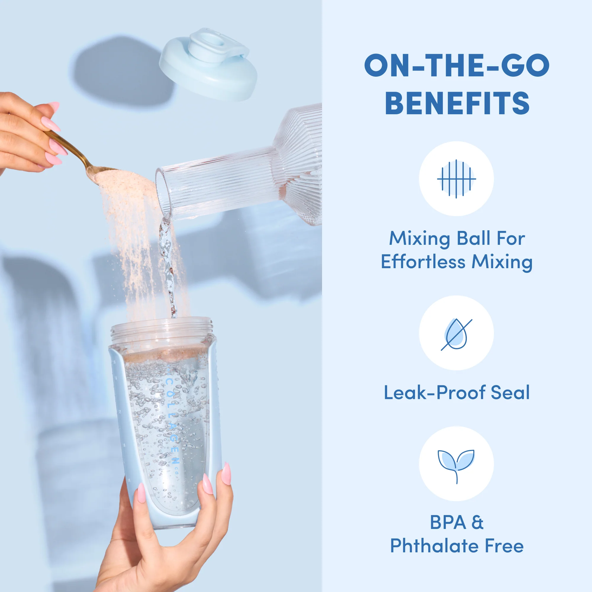 Collagen Protein Shaker - 20oz - Image 3