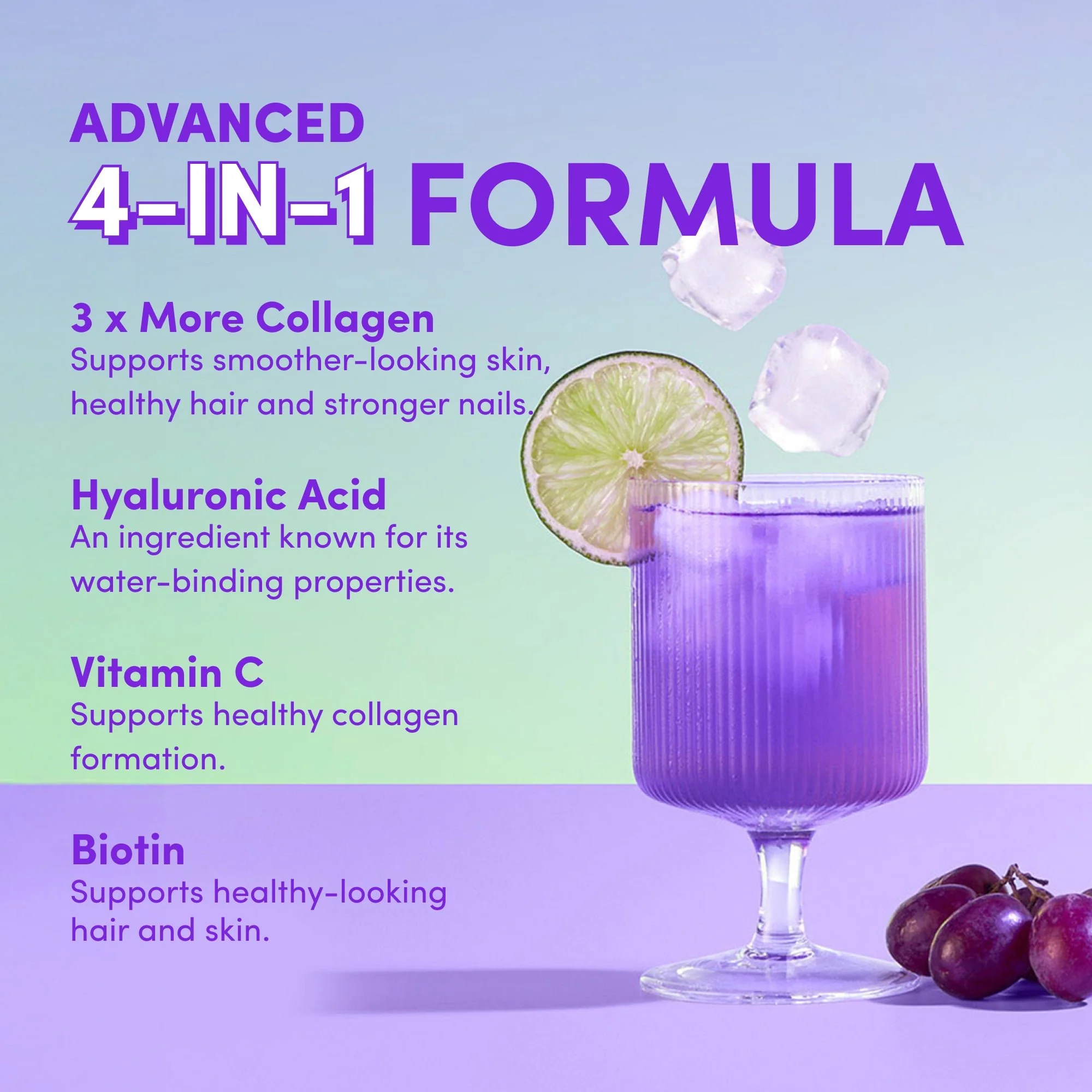 Purple Grape Collagen Powder - 560g - Image 4