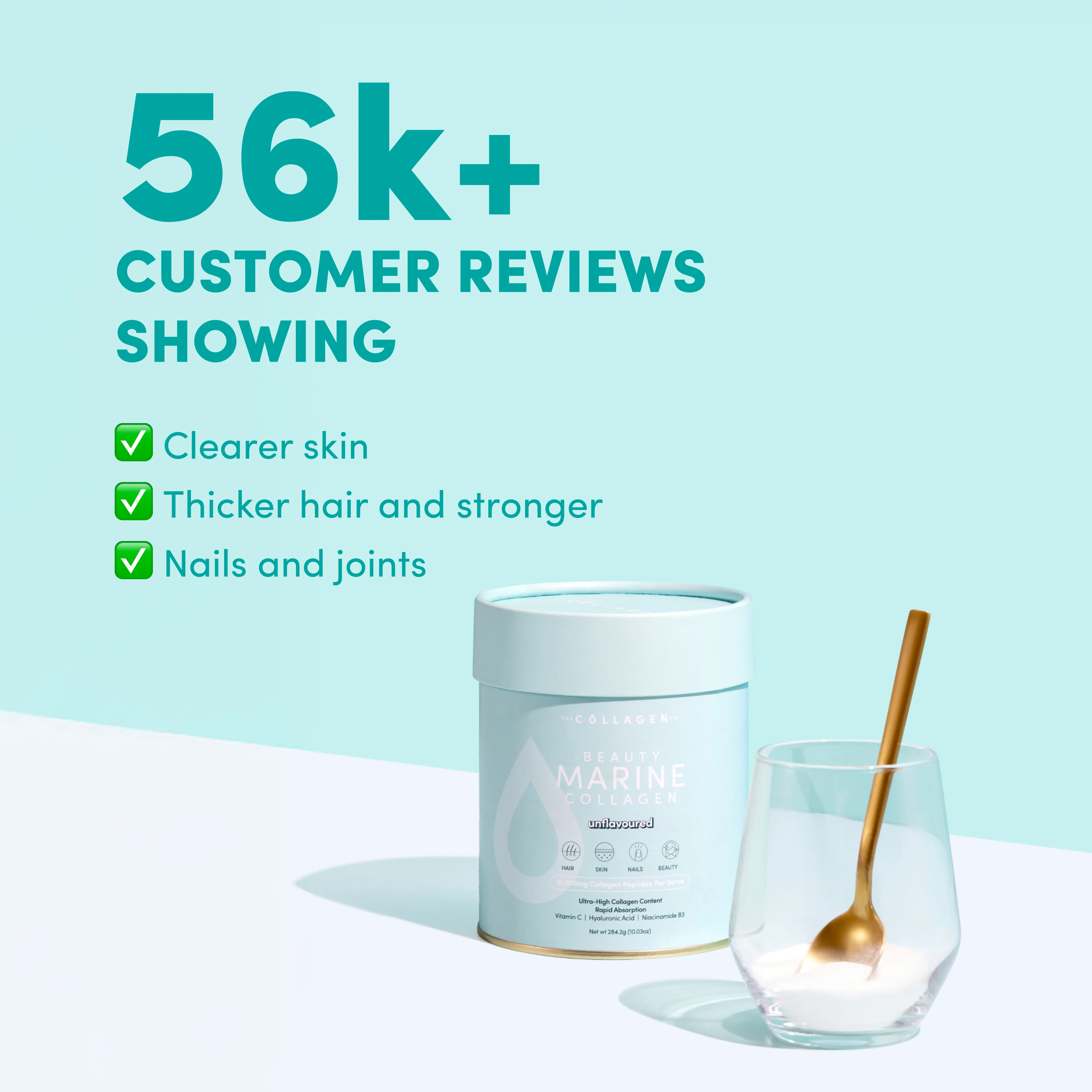 Unflavored Beauty Marine Collagen Powder - 284g - Image 5